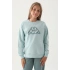 KAPPA KIZ ÇOCUK SWEATSHIRT - ACIK MINT