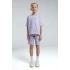 KIZ ÇOCUK BERMUDA TAKIM - LİLA