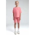 KIZ ÇOCUK BERMUDA TAKIM - NEON PEMBE