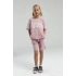 KIZ ÇOCUK BERMUDA TAKIM - SOFT PEMBE