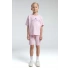 KIZ ÇOCUK BERMUDA TAKIM - TOZ PEMBE