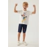 LOONEY TUNES ERKEK ÇOCUK BERMUDA TAKIM - KREM