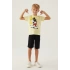 MICKEY MOUSE ERKEK ÇOCUK BERMUDA TAKIM - AÇIK SARI