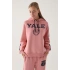 YALE KADIN TEK ÜST - RETRO PEMBE