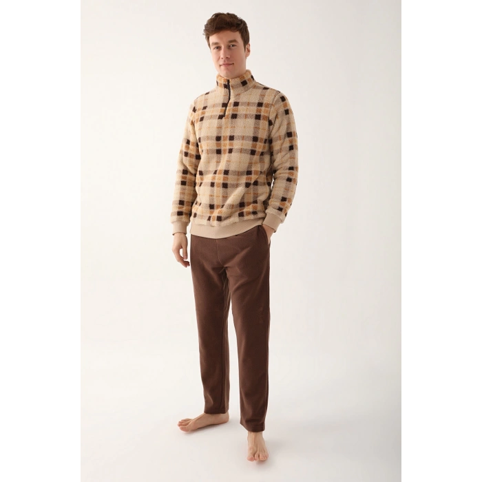 ARNETTA BABA OĞUL İKİLİ TAKIM - KOYU BEJ