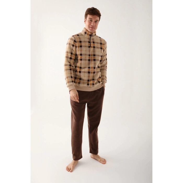 ARNETTA BABA OĞUL İKİLİ TAKIM - KOYU BEJ