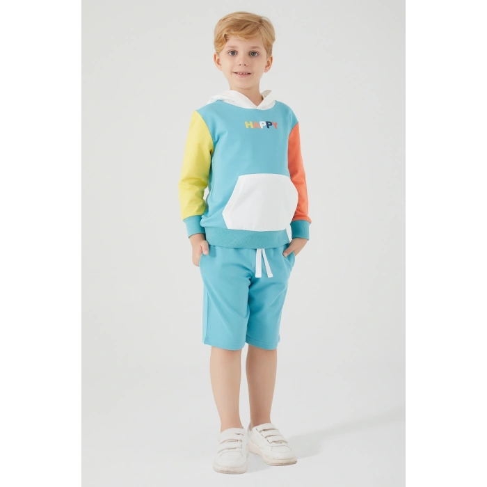 ERKEK ÇOCUK BERMUDA TAKIM - CAM GÖBEĞİ