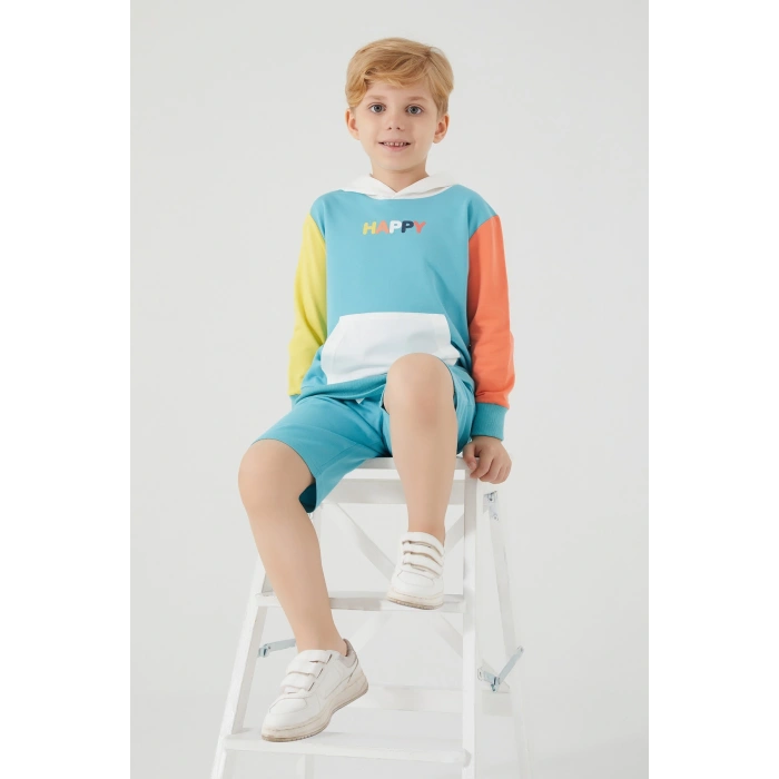 ERKEK ÇOCUK BERMUDA TAKIM - CAM GÖBEĞİ