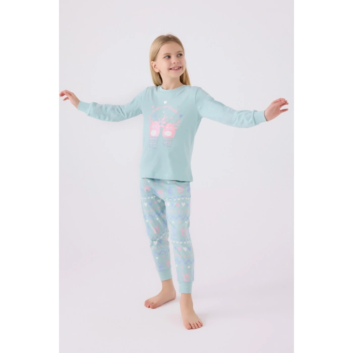 ANNE KIZ İKİLİ TAKIM - SU YEŞİLİ