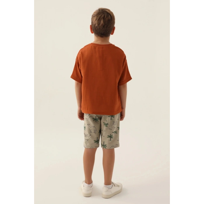 ERKEK ÇOCUK BERMUDA TAKIM - KEHRİBAR