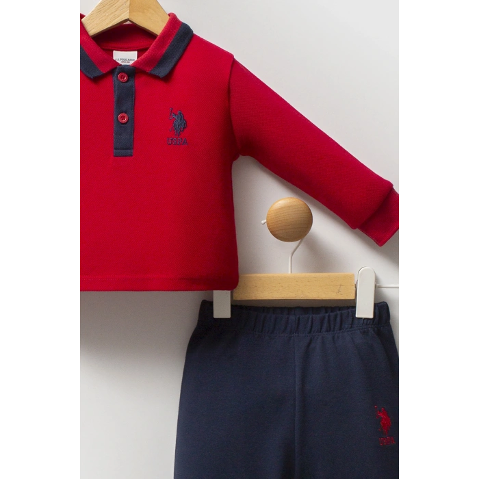 U.S.POLO ASSN ERKEK BEBEK 2 Lİ TAKIM - KIRMIZI