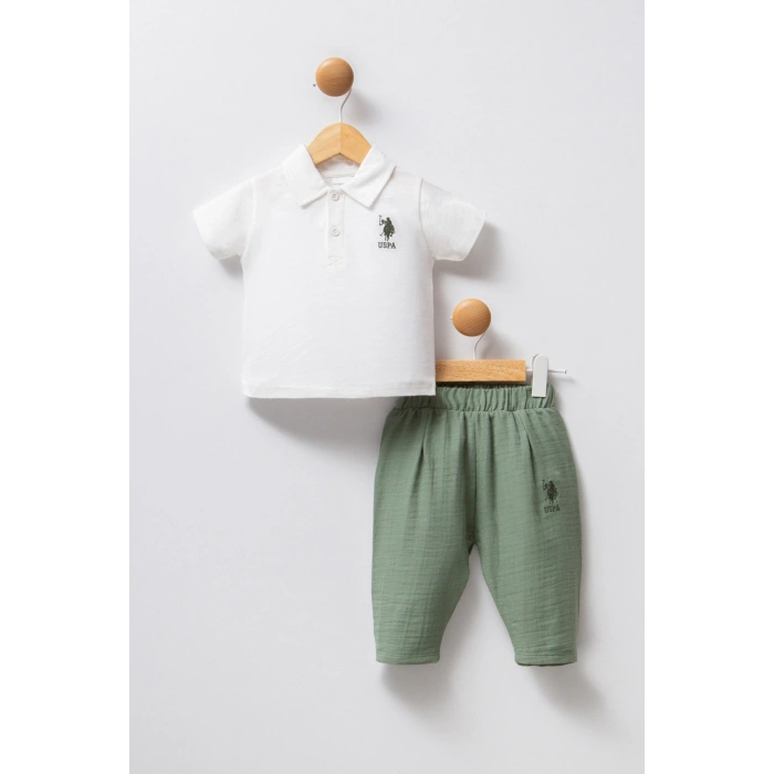 U.S POLO ASSN ERKEK BEBEK 2Lİ TAKIM - HAKİ