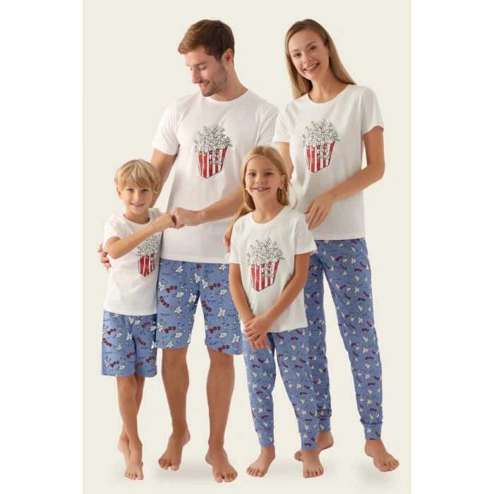 BABA OĞUL BERMUDA TAKIM - BEYAZ