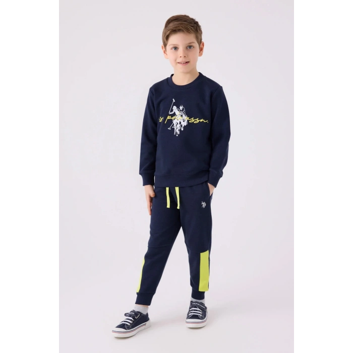 ERKEK GARSON EŞOFMAN TAKIMI - LACİVERT FISTIK