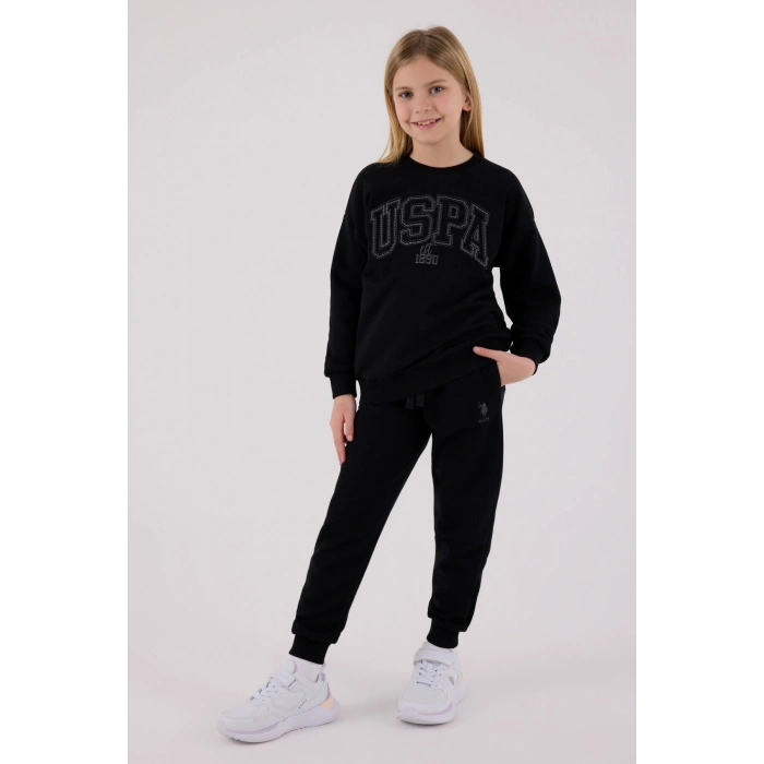 KIZ ÇOCUK İKİLİ TAKIM - siyah