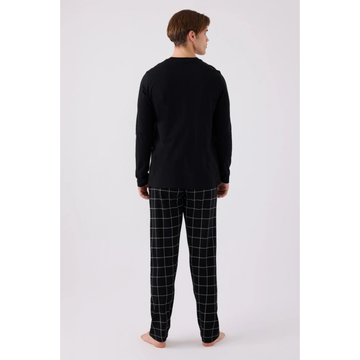 ARNETTA ERKEK PİJAMA TAKIMI - SİYAH