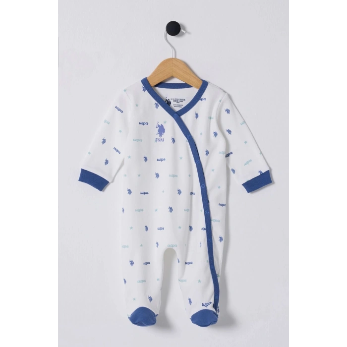 U.S POLO ASSN ERKEK BEBEK PATİKLİ TULUM - Beyaz