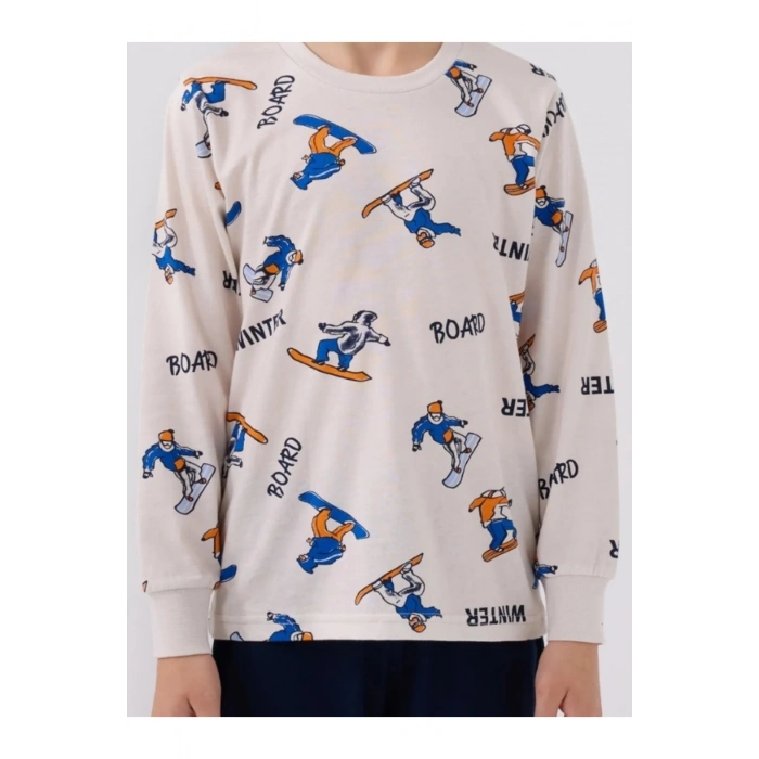 ERKEK ÇOCUK İKİLİ TAKIM - TAŞ-LACİVERT