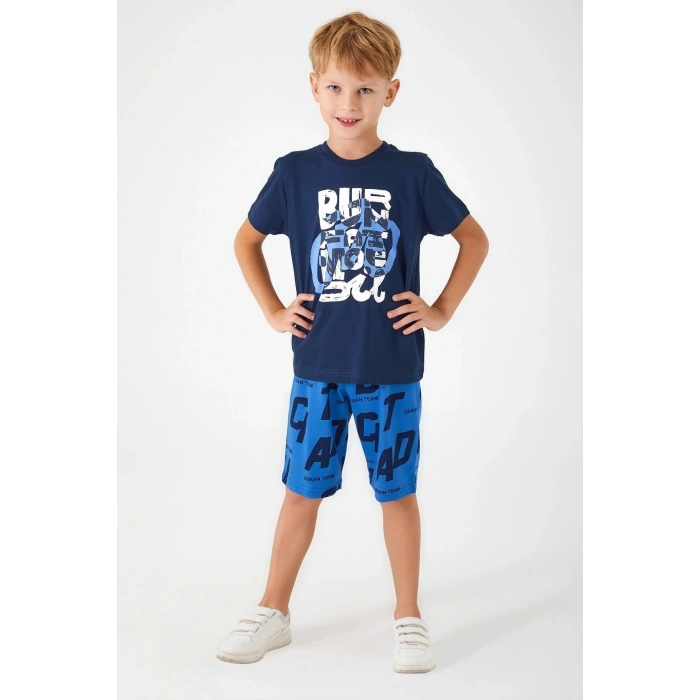 BABA OĞUL BERMUDA TAKIM - LACİVERT