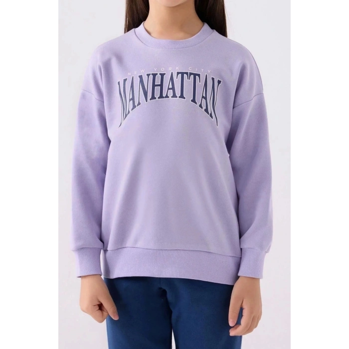 KIZ ÇOCUK EŞOFMAN TAKIM - LİLA