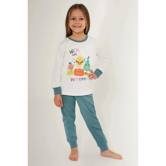 KIZ ÇOCUK İKİLİ TAKIM - BEYAZ