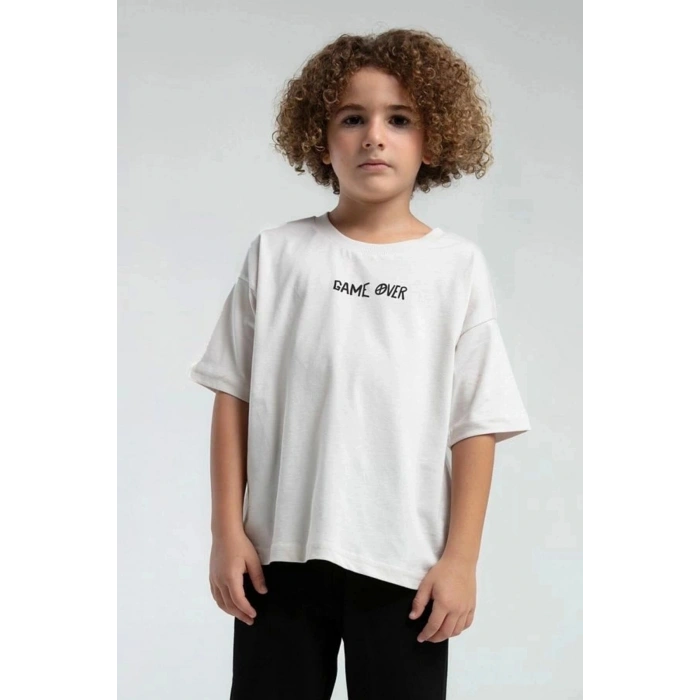 ERKEK ÇOCUK BERMUDA TAKIM - TAŞ