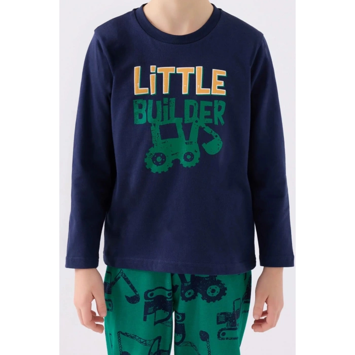 ERKEK ÇOCUK İKİLİ TAKIM - LACİVERT