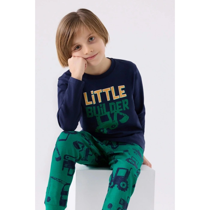 ERKEK ÇOCUK İKİLİ TAKIM - LACİVERT