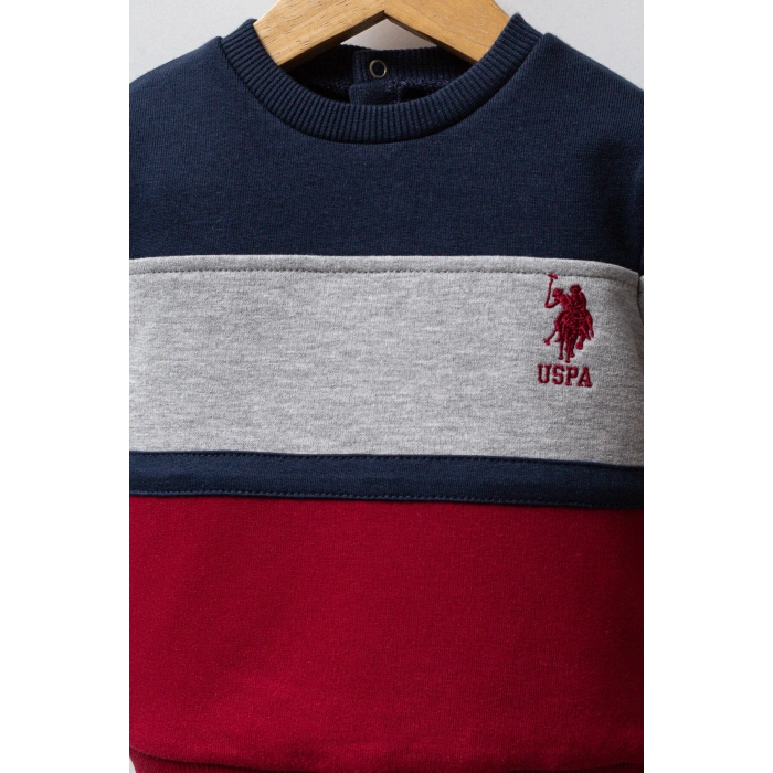 U.S.POLO  ERKEK BEBEK 2Lİ TAKIM - LACİVERT