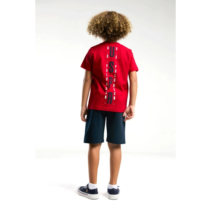 ERKEK ÇOCUK BERMUDA TAKIM - KIRMIZI