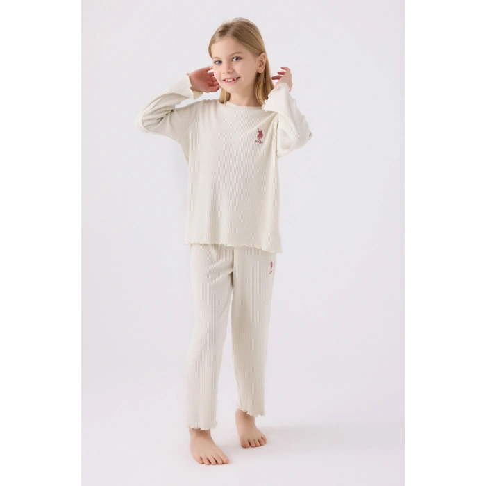 KIZ GARSON İKİLİ TAKIM - BEYAZ