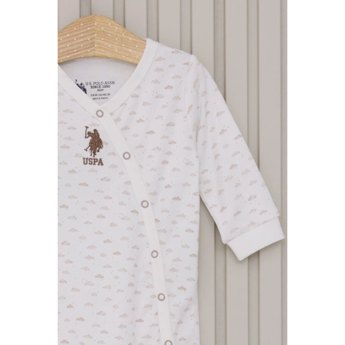 US POLO ERKEK BEBEK PATİKLİ TULUM - BEYAZ