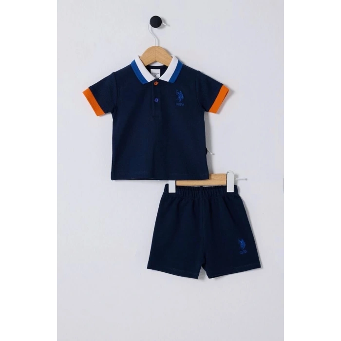 U.S POLO ASSN ERKEK BEBEK 2Lİ TAKIM - COBALT
