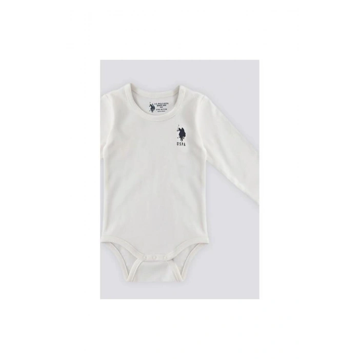 ERKEK BEBEK 2 Lİ UZUN KOLLU BODY SET - KREM/KREM