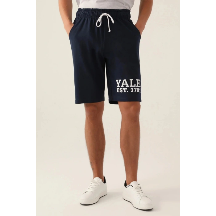 YALE ERKEK BERMUDA - LACİVERT