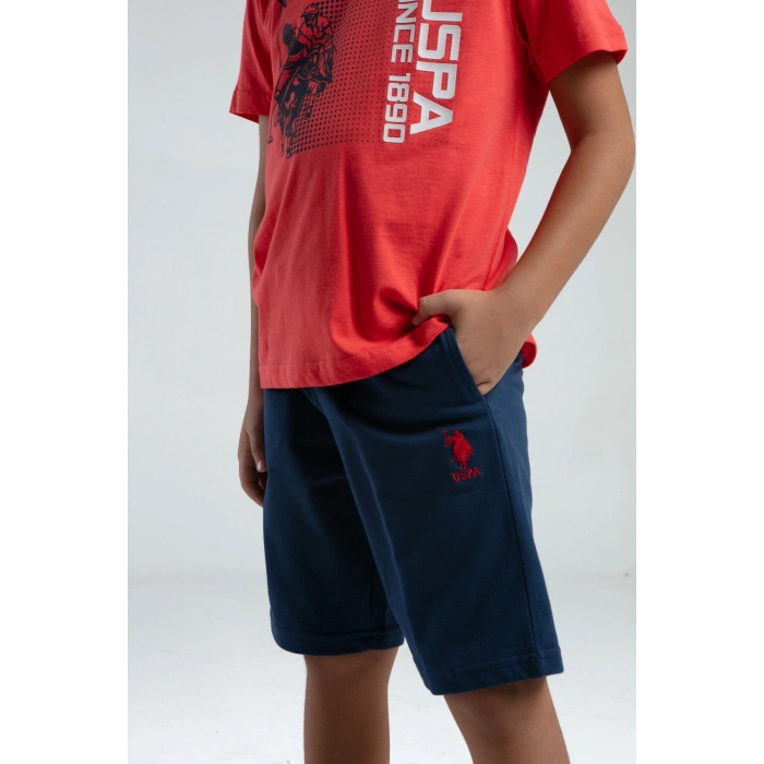 ERKEK GARSON BERMUDA TAKIMI - Nar