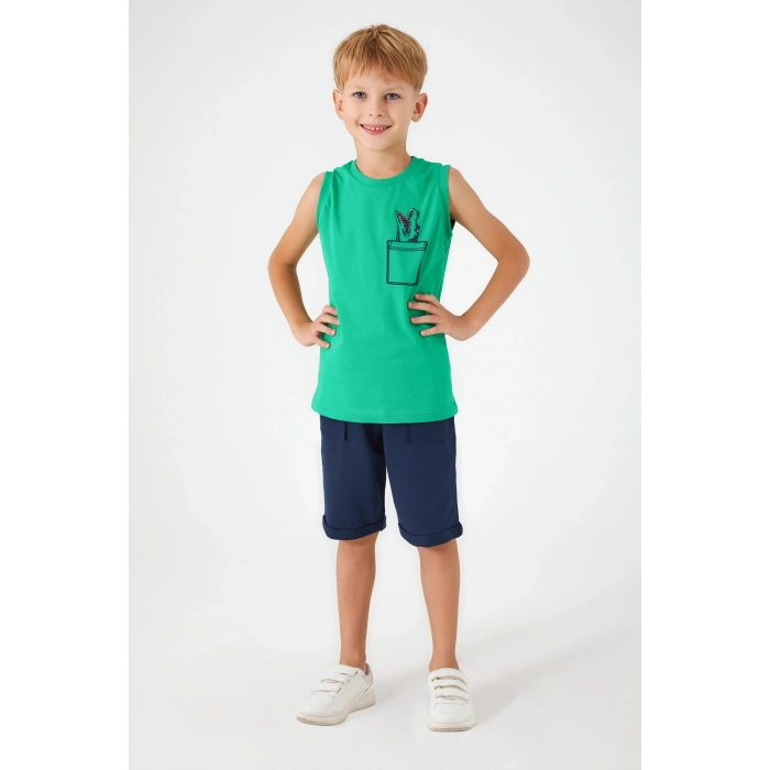 ERKEK ÇOCUK BERMUDA TAKIM - Yeşil