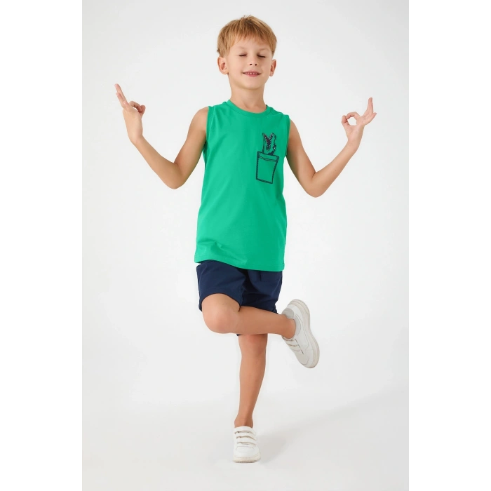 ERKEK ÇOCUK BERMUDA TAKIM - Yeşil