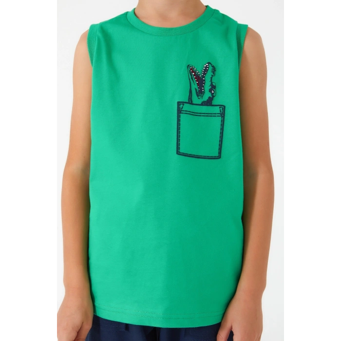 ERKEK ÇOCUK BERMUDA TAKIM - Yeşil