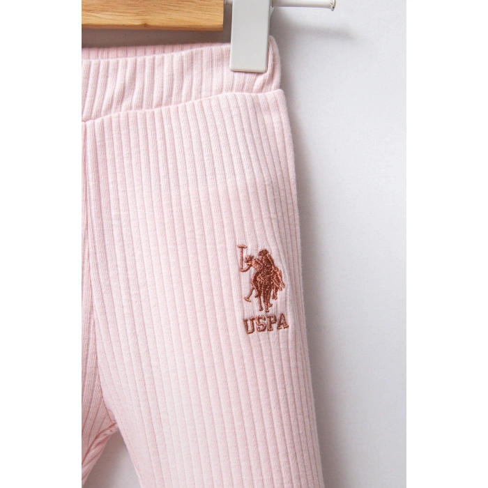 U.S.POLO ASSN. KIZ BEBEK 2Lİ TAKIM - PUDRA