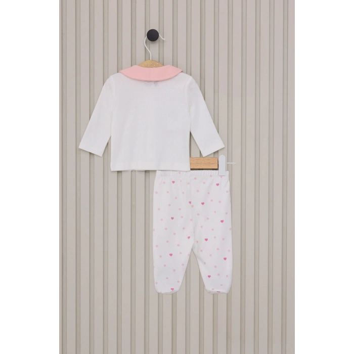 US POLO KIZ BEBEK PATİKLİ 3LU TAKIM - BEYAZ