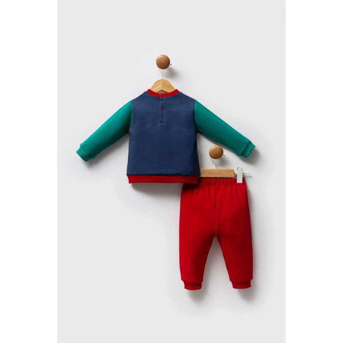 U.S.POLO ASSN ERKEK 2Lİ TAKIM - K.İNDİGO-YEŞİL