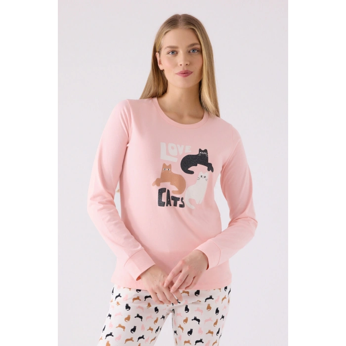 ARNETTA ANNE KIZ  İKİLİ TAKIM - AÇIK PEMBE