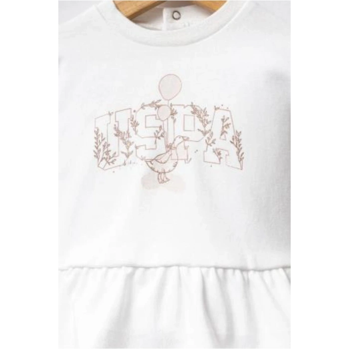 U.S.POLO ASSN KIZ BEBEK 2Lİ TAKIM - Beyaz