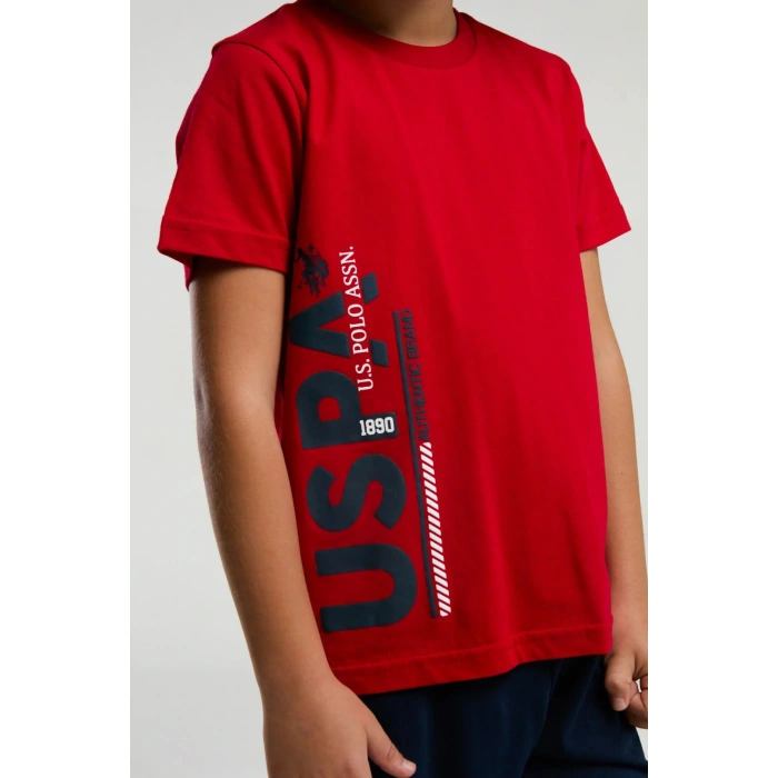 ERKEK GARSON PİJAMA TAKIMI - KIRMIZI