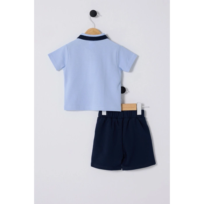U.S POLO ASSN ERKEK BEBEK 2Lİ TAKIM - MAVİ