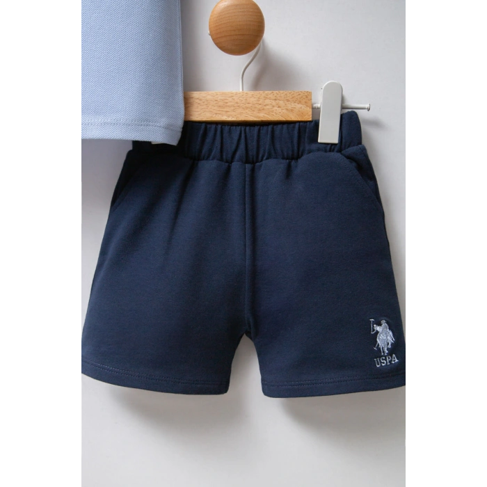 U.S POLO ASSN ERKEK BEBEK 2Lİ TAKIM - MAVİ