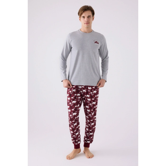 ARNETTA BABA OĞUL İKİLİ TAKIM - GRİ MELANJ