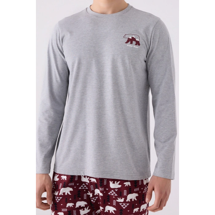 ARNETTA BABA OĞUL İKİLİ TAKIM - GRİ MELANJ