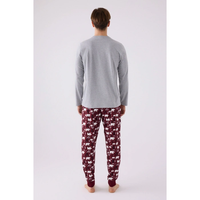 ARNETTA BABA OĞUL İKİLİ TAKIM - GRİ MELANJ